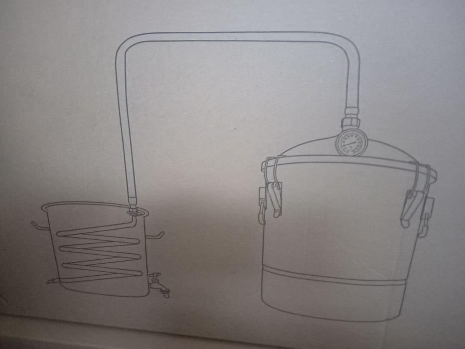 Cazan Țuică inox alimentar 50L complet