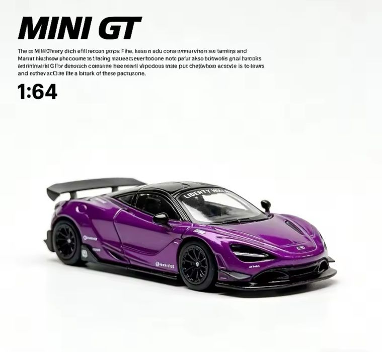 Mini GT 1:64 McLaren 720S LB*Works - Purple