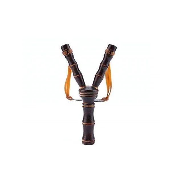 Set praștie din lemn si 100 bile metalice, pentru airsoft si prastie