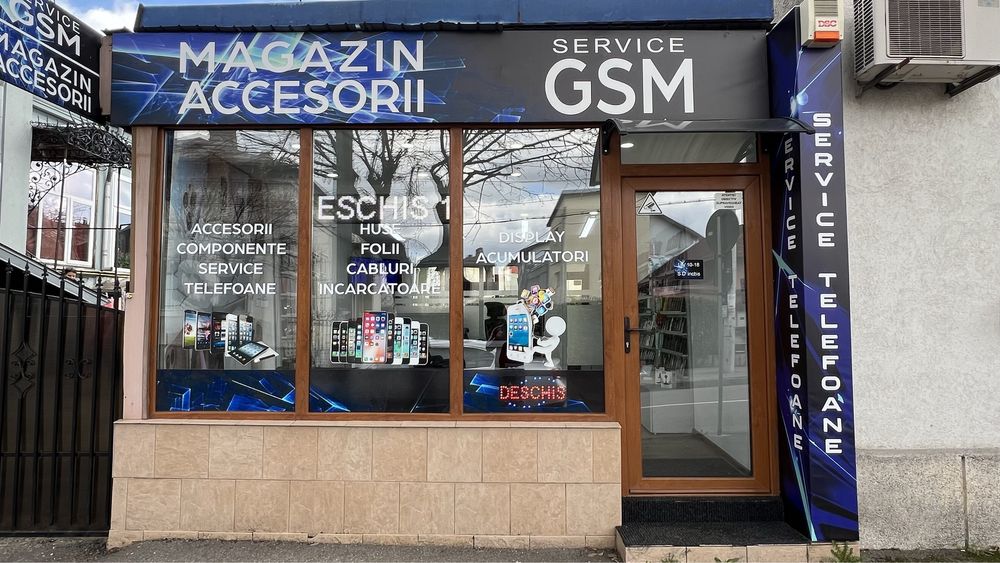 Service GSM si Magazin Accesorii Telefoane Tablete Huse Folii Cabluri