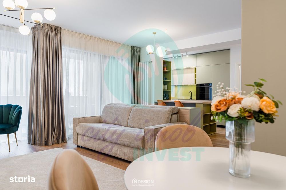 2 camere, suprafata 83 mp, terasa si loc parcare - PRIMA INCHIRIERE