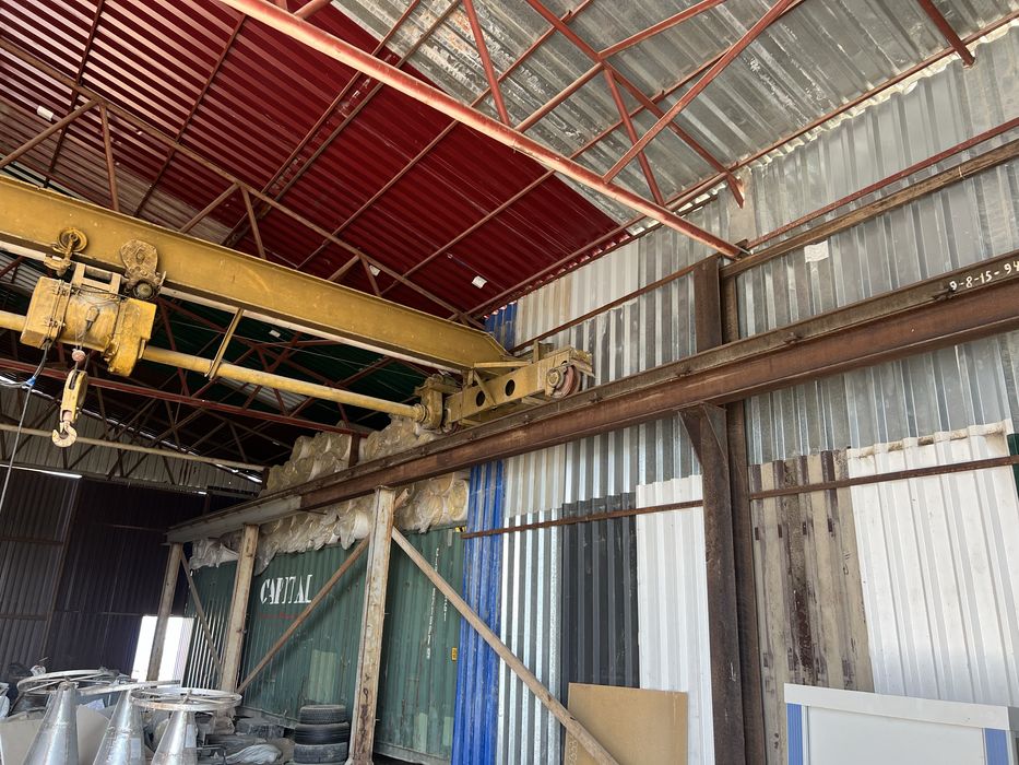 Ангар с кран балкой