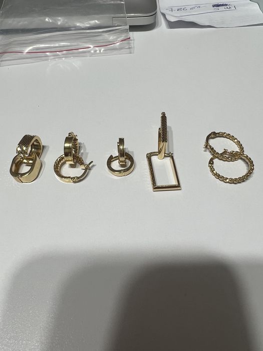 Золотые сережки 750 пробы