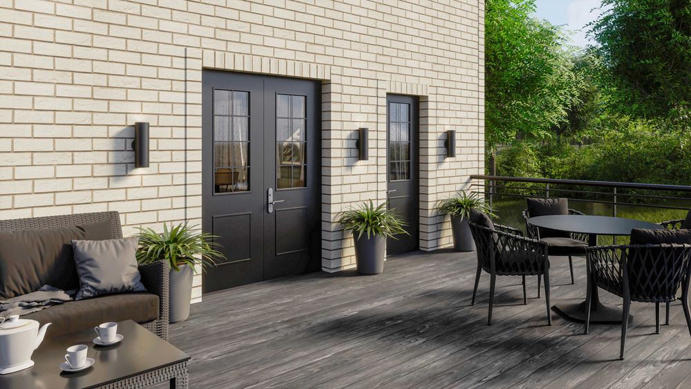 Фасадные панели Кирпич. Сайдинг, софиты, гибкая черепица, водосток.