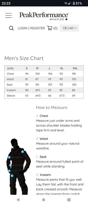 PeakPerformance Down jacket XL