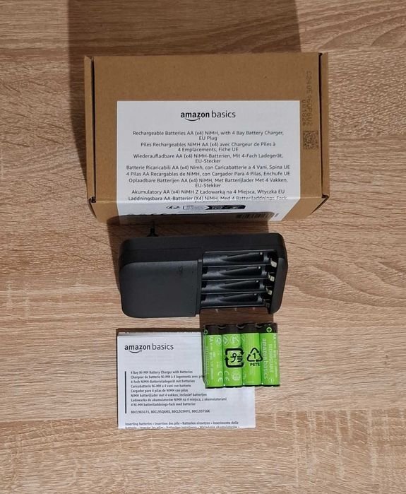 Amazon акумулаторни батерии АА(4 бр) и ААА(4 бр) с комбинирано зарядно