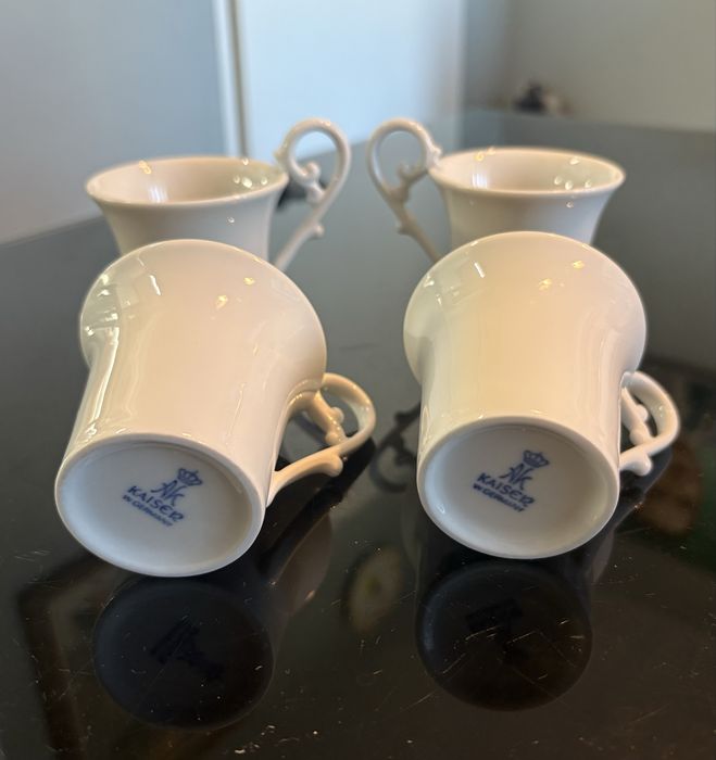 Порцеланови винтидж чаши за кафе/еспресо/капучино на Kaiser -W.Germany