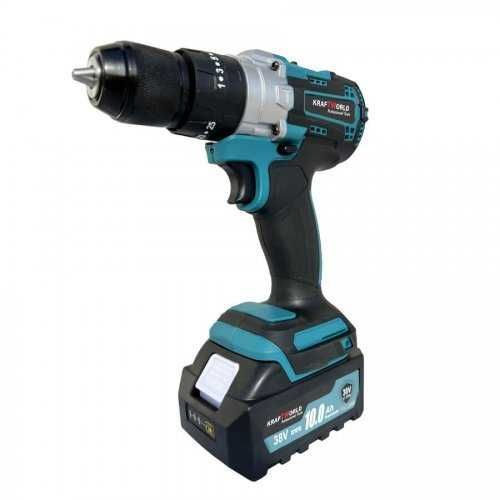 Комплект от акумулаторен перфоратор, ъглошлайф, гайковерт и винтоверт