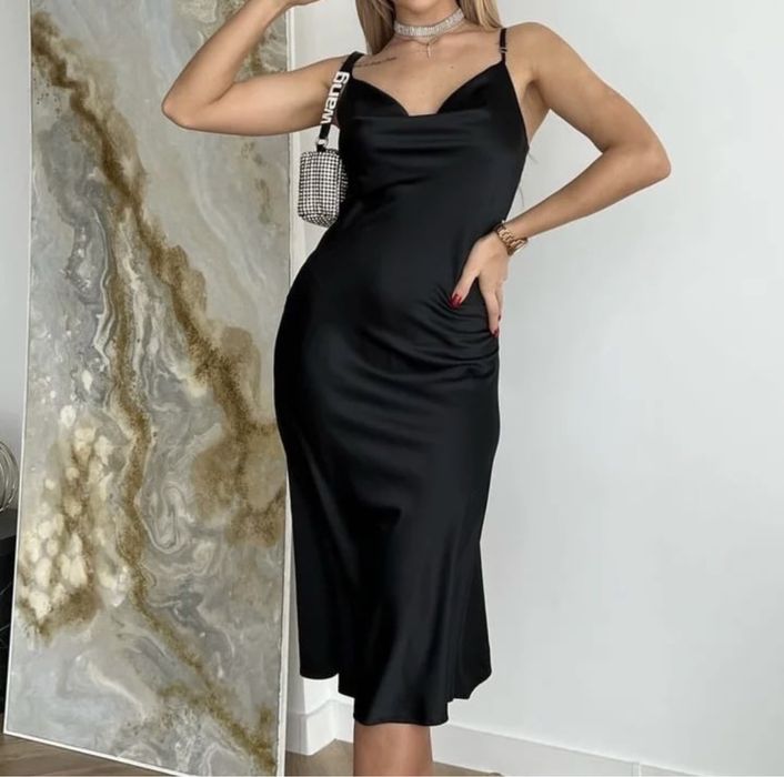 вечернее платье в бельевом стиле