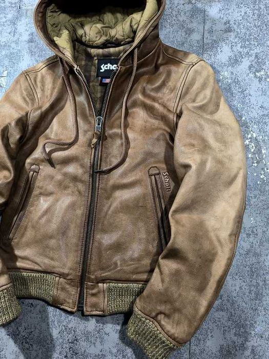 Geaca bomber Schott piele vintage