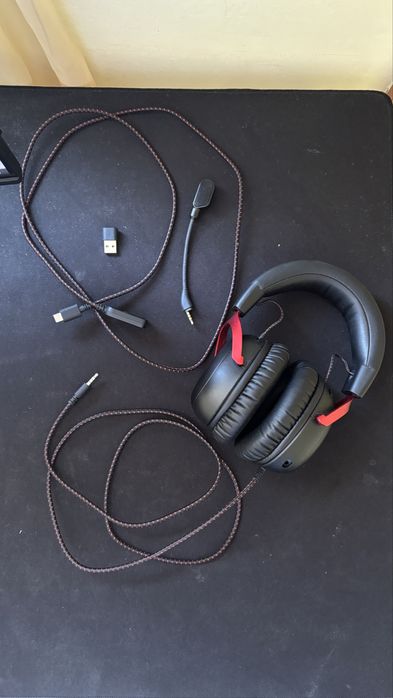 HyperX Cloud III Black/Red (С кабел)