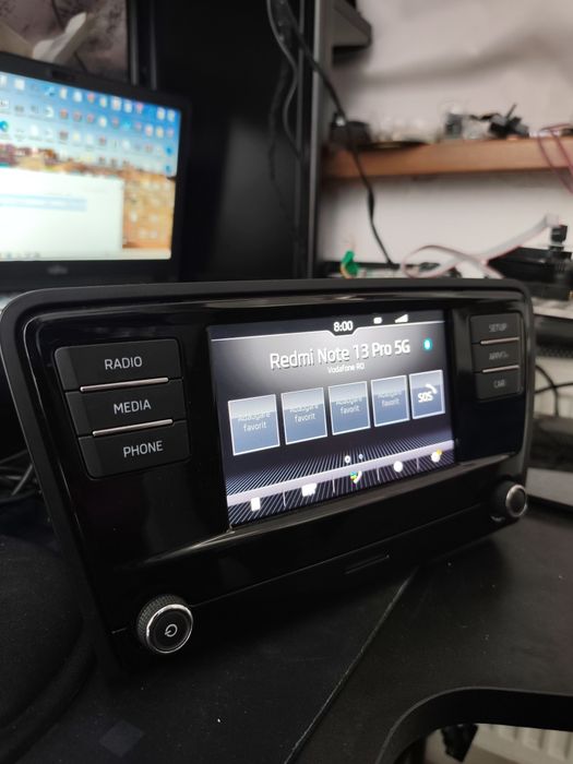 Radio Original Skoda Octavia 3 FL MIB2 SmartLink Android Auto Apple CarPlay Bluetooth 5E0035871D