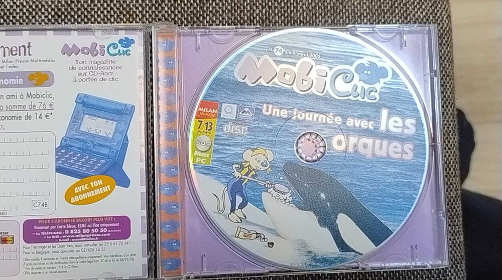 CD-uri MobiClic - numerele 35 / sept. 2001 și 74 / iulie 2005