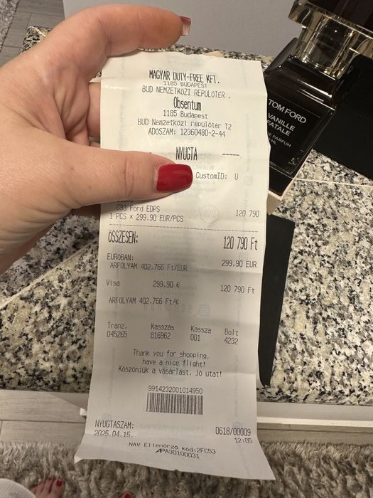 Parfum original tom ford