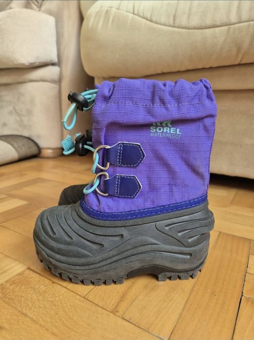 Ghete / Cizme Zăpadă, Lână, Sorel Super Trooper - 25 (14,2 - 14,9 cm)