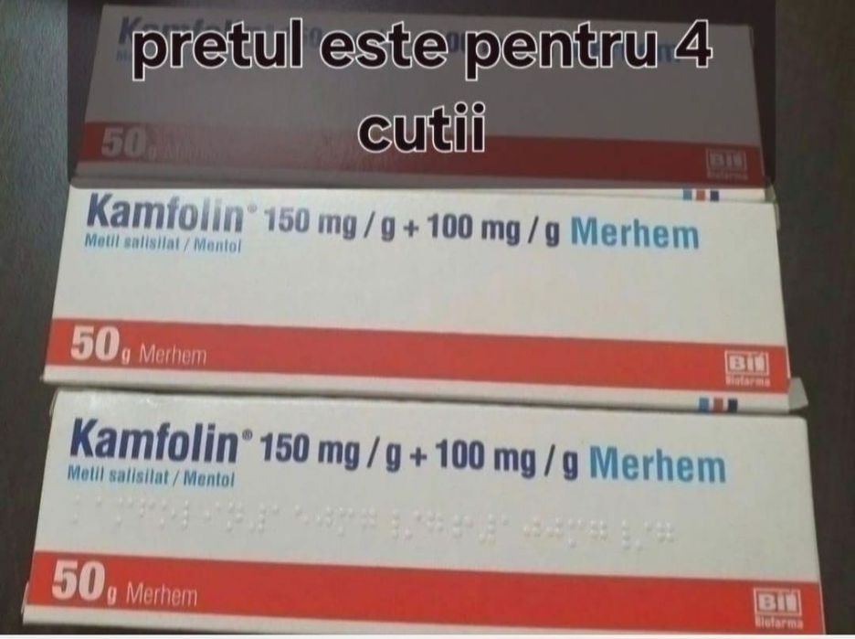 Crema kamfolin antireumatică