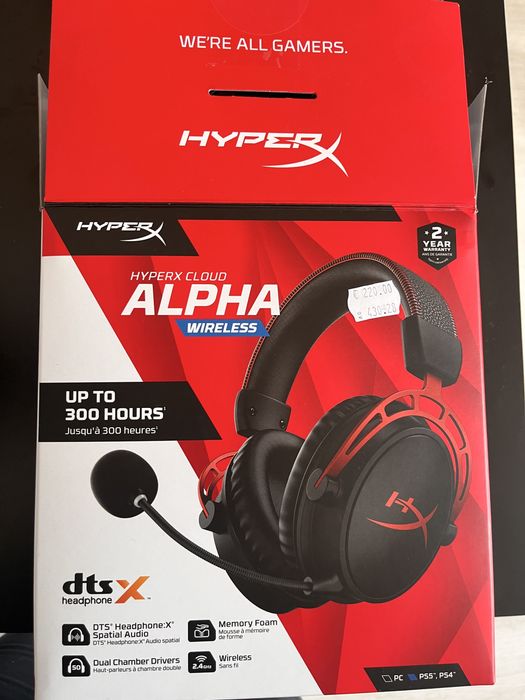 HyperX Alpha безжични слушалки