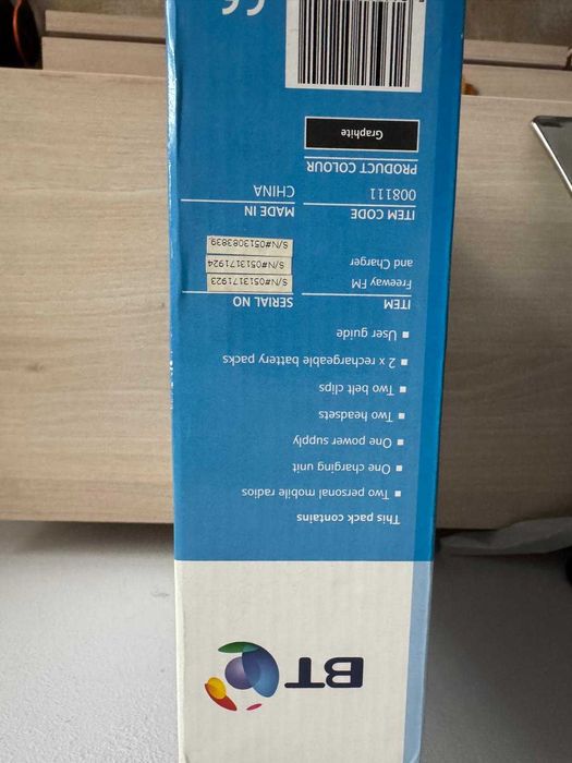 Set 2 Stații Walkie-Talkie BT Freeway FM — PMR, Radio FM, Încărcător, Noi
