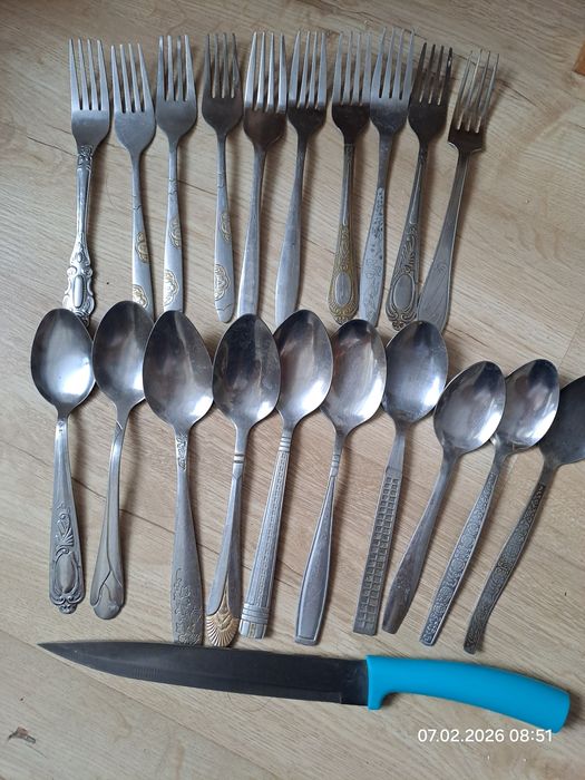 Вилки,ложки разные нержавеющая сталь