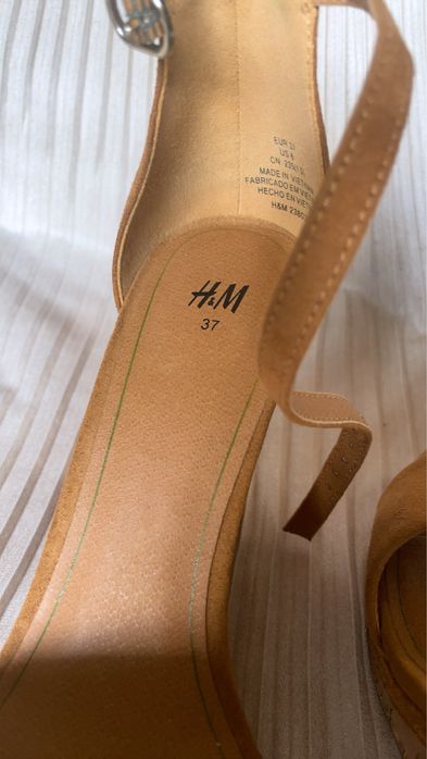 H&M сандали с коркова платформа 37