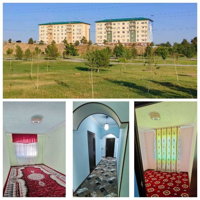 Sotiladi: 3 xonali 3-qavatdan gʼishtli qulay uy – Qarshi, Most yoni