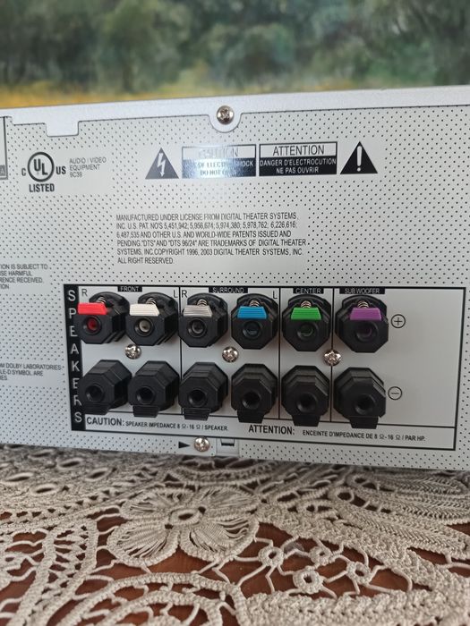 Pionier SX-316-S Receiver Home cinema 5.1 Dolby DTS (necesită transformator 220V-120V)