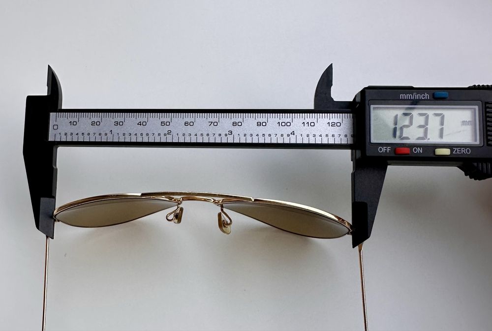 Ray Ban RB3025 Aviator Gold/Brown Made in Italy