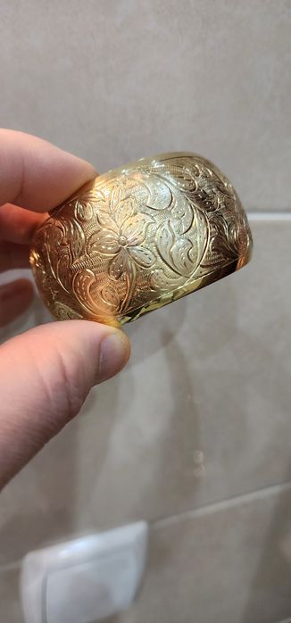 Серебряный браслет 875 проба 44 ,3 грамм  позолоченое