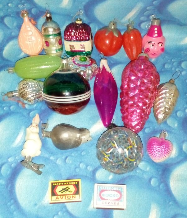 Винтаж Ёлочные Игрушки СССР