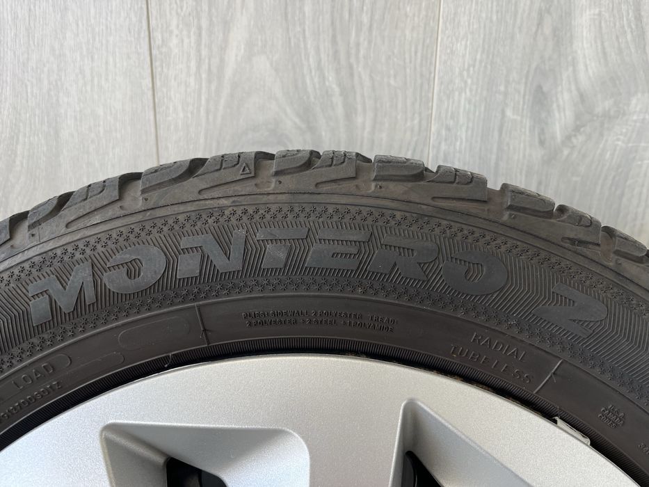 Джанти 15 цола 4х100 за Тойота Ярис със зимни гуми 175/65/15