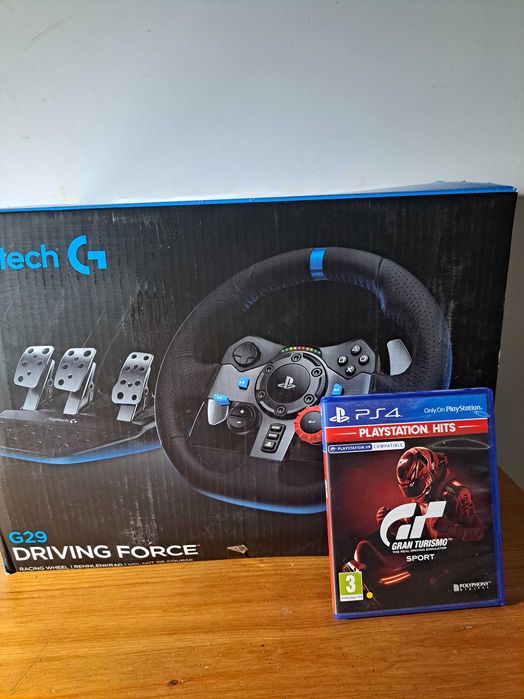 Волан LOGITECH G29 DRIVING FORCE +игра Gran Turismo