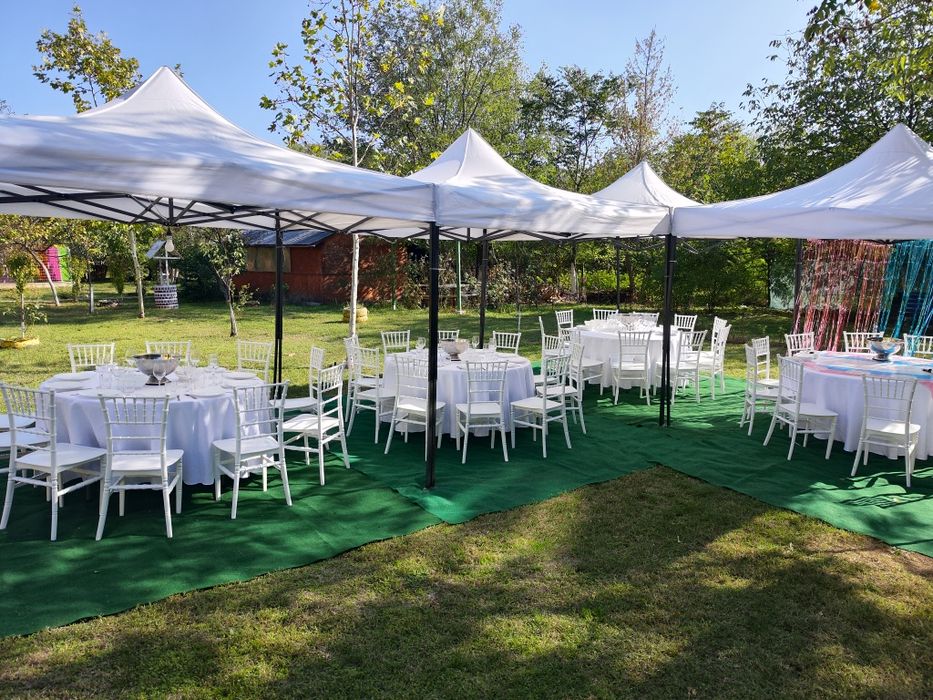 Închirieri pavilioane mese scaune, vesela completă pt orice eveniment