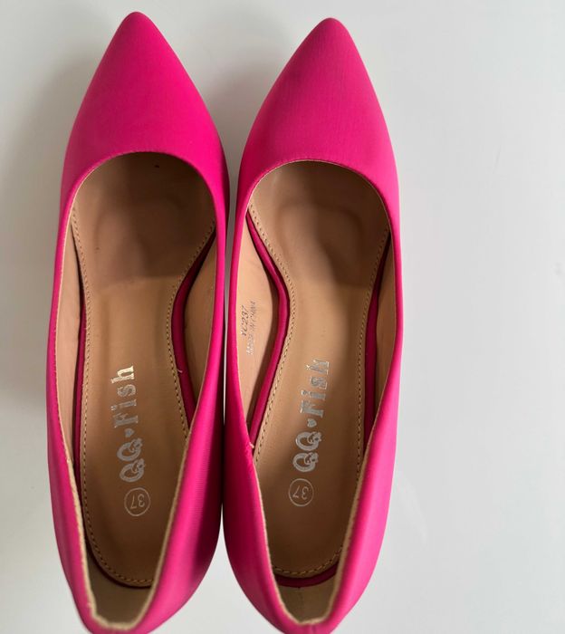 Нови розови обувки на висок ток - 37 номер