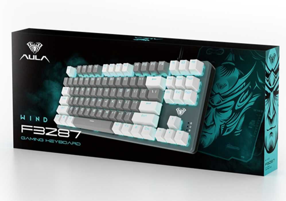 Клавиатура AULA F3287 проводная  механическая  80% оригинал RUS/ENG