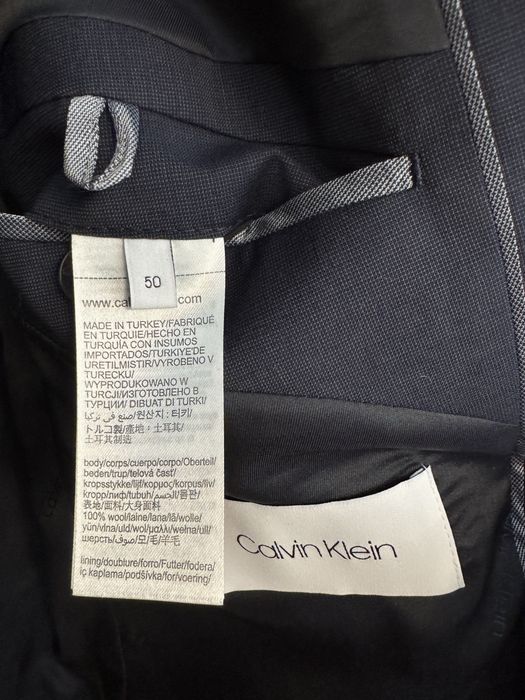 Sacou Calvin Klein nou cu eticheta marimea 50 navy blue