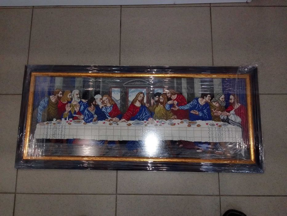 ГОБЛЕН Тайната Вечеря Леонардо Да Винчи 1948 Орхидея ДМЦ 24.5 / 64.5