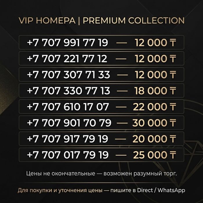 Красивый VIP номер