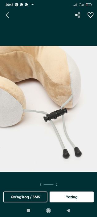 Massajyor boʼyin uchun massajor Массажер для  шеи U  образний формы