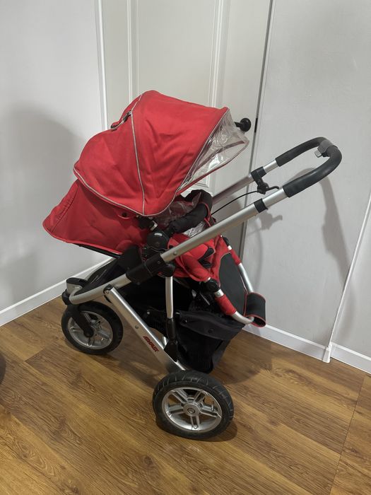 Детская коляска 2 в 1 (люлька + прогулочный блок)