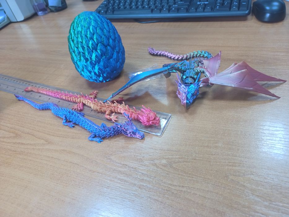 Dragon 3D articulație liberă