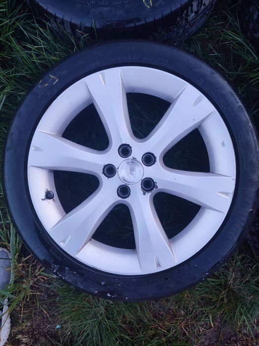 Jante 17 5x100, roti continental 215/45/17 Subaru Legacy
