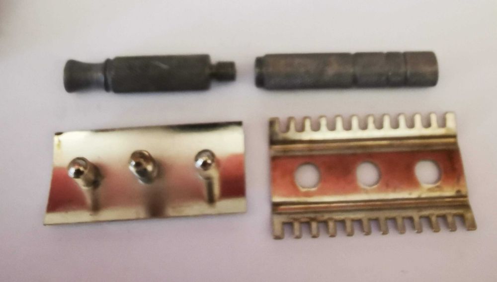 Set aparat de ras francez Gardette - vest pocket