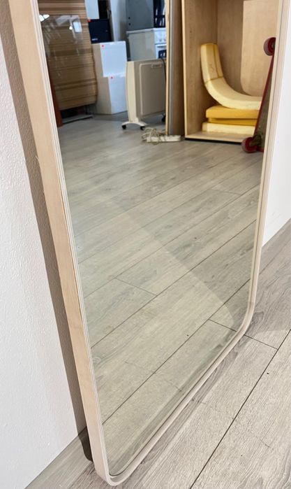 Oglindă Perete cu Ramă din Lemn 58X200 cm