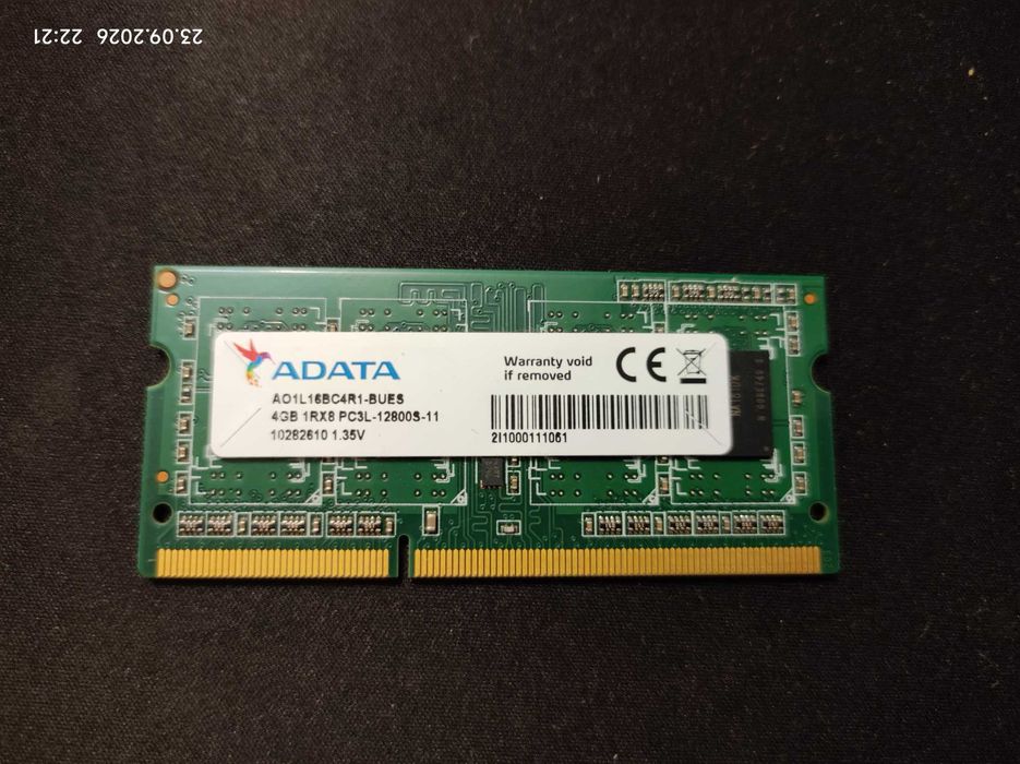 Оперативная память SO-DIMM DDR3L 4Gb