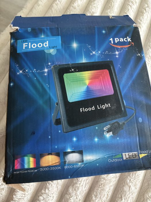 RGB лампа с пультом