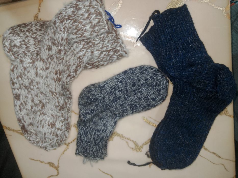 Шерстяные носки .