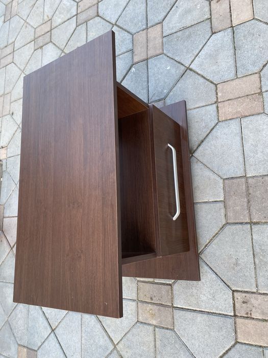 Masă de cafea cu sertar pe roți