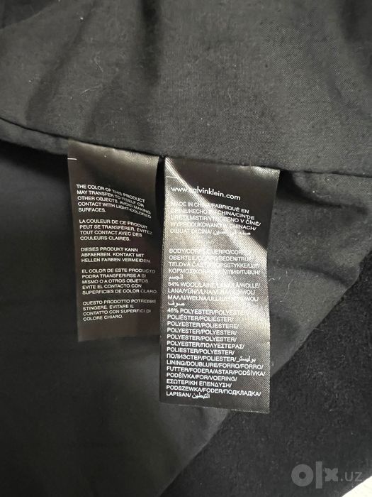 Calvin klein пальто мужское оригинал