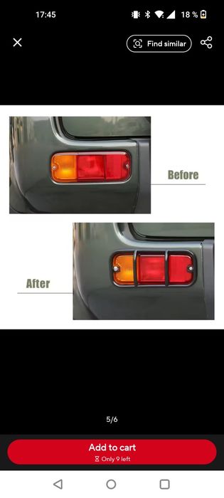 Ornamente Ochelari Pleoape Faruri si Triple spate Suzuki Jimny 4x4