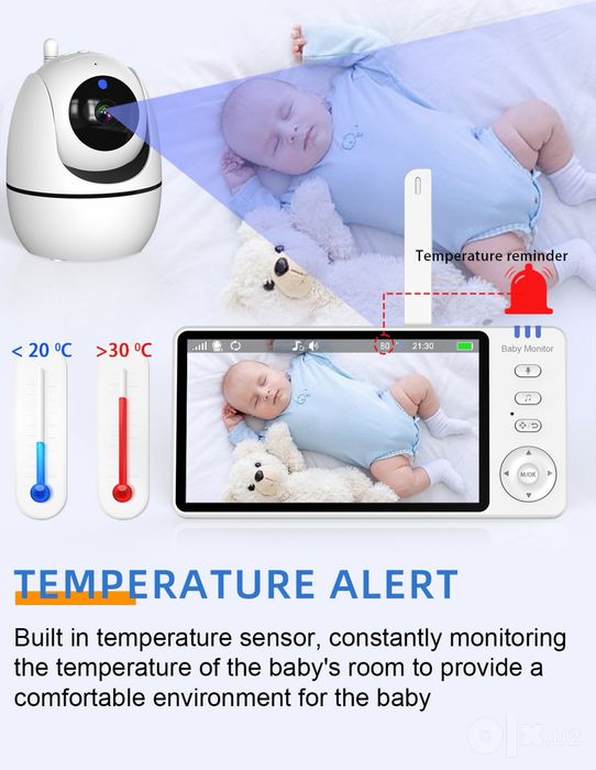 Акция Видеоняня (Радионяня) LOREM Digital 2.4Ghz Wireless baby monitor